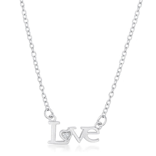 Love Script Necklace - The Best Accessory