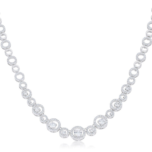 Graduated Cubic Zirconia Necklace - The Best Accessory