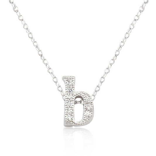 Micro-Pave Initial B Pendant - The Best Accessory