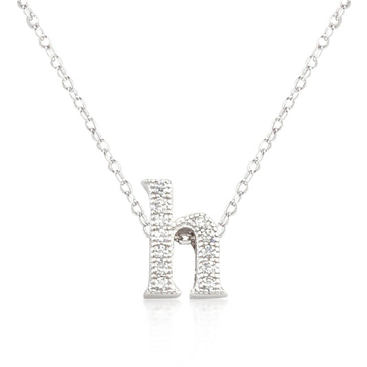 Micro-Pave Initial H Pendant - The Best Accessory