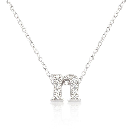 Micro-Pave Initial N Pendant - The Best Accessory