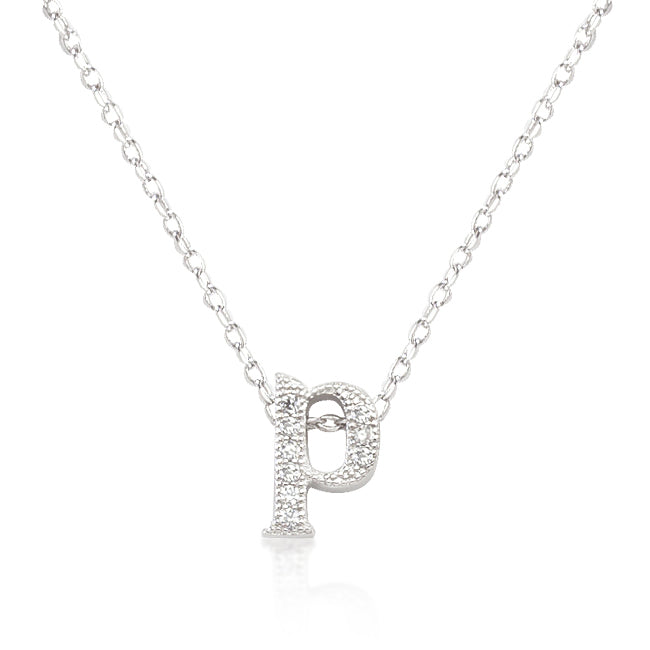 Micro-Pave Initial P Pendant - The Best Accessory