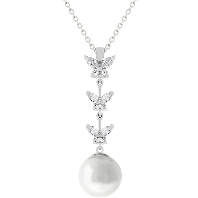 Butterfly Pearl Pendant - The Best Accessory