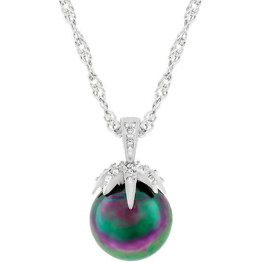 Leafed Tahitian Pearl Pendant - The Best Accessory