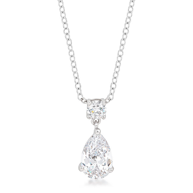 Chandelier Pear Cubic Zirconia Pendant - The Best Accessory