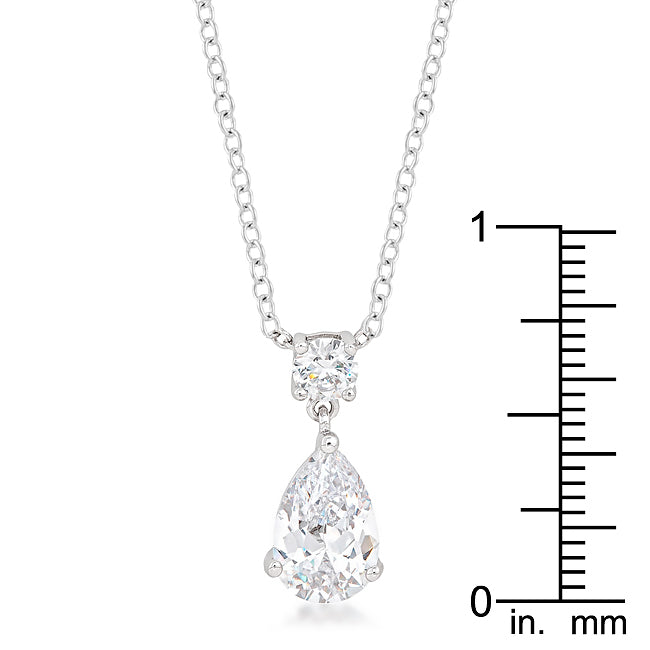 Chandelier Pear Cubic Zirconia Pendant - The Best Accessory