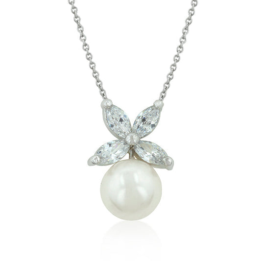 Butterfly White Pearl Pendant - The Best Accessory