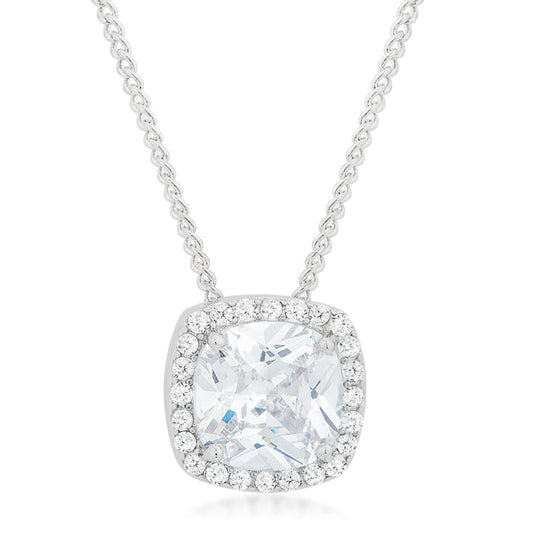 Pave Halo Pendant - The Best Accessory