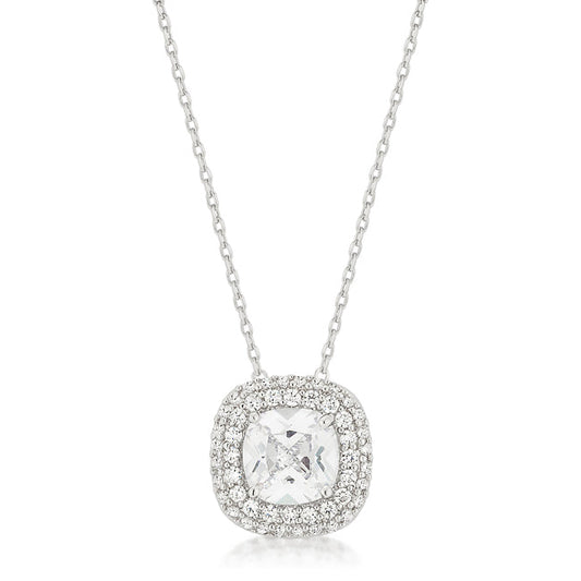 Pave Halo Pendant - The Best Accessory