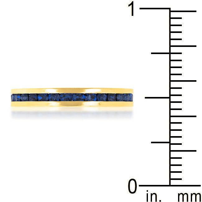 Stylish Stackables Montana Blue Gold Ring - The Best Accessory