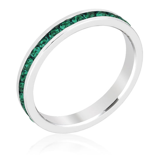 Stylish Stackables Emerald Crystal Ring - The Best Accessory
