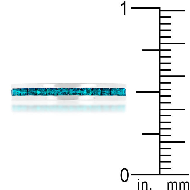 Stylish Stackables with Turquoise Crystal Ring - The Best Accessory