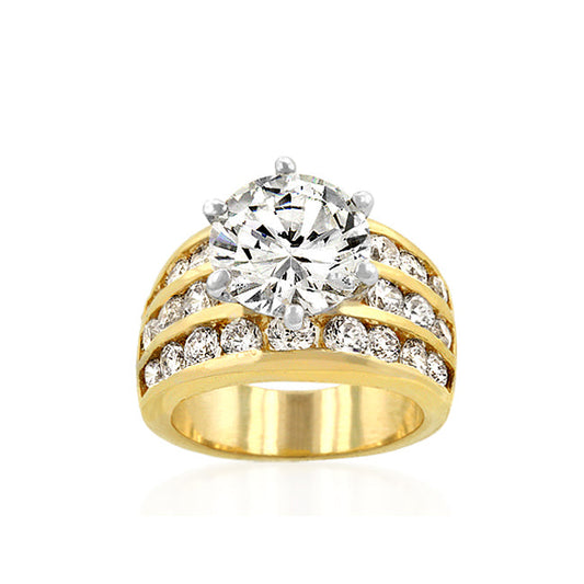 Classic Gold Engagement Ring - The Best Accessory