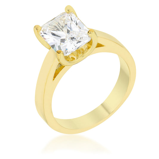 Cubic Zirconia Radiant Solitaire Ring - The Best Accessory