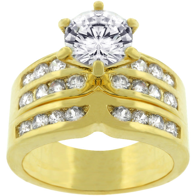 Formal Goldtone Engagement Set - The Best Accessory