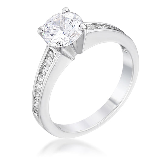Cubic Zircon Engagement Ring - The Best Accessory