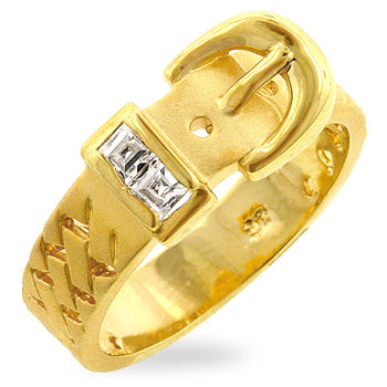 Golden Buckle Ring - The Best Accessory