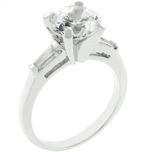Classic Triple White Engagement Ring - The Best Accessory