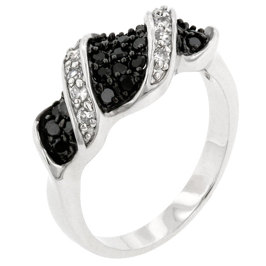 Cubic Zirconia Swirl Ring - The Best Accessory