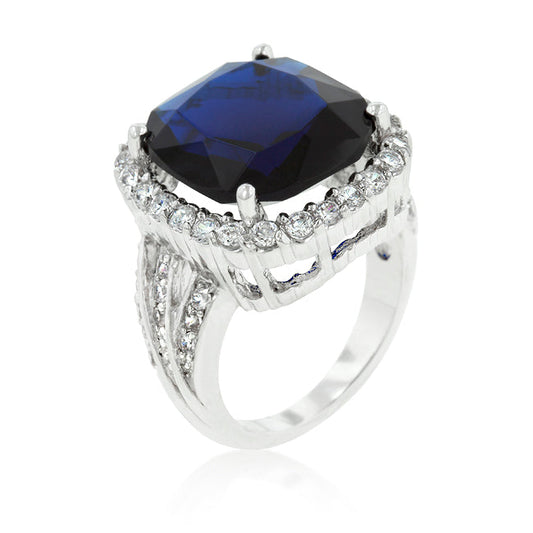 Deep Blue Sapphire Engagement Ring - The Best Accessory