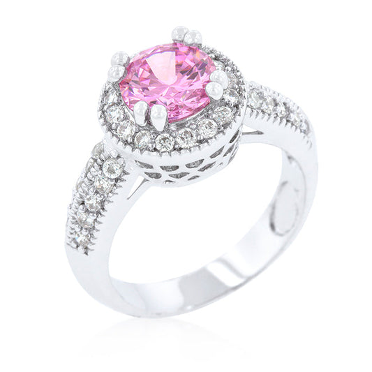 Pink Halo Engagement Ring - The Best Accessory
