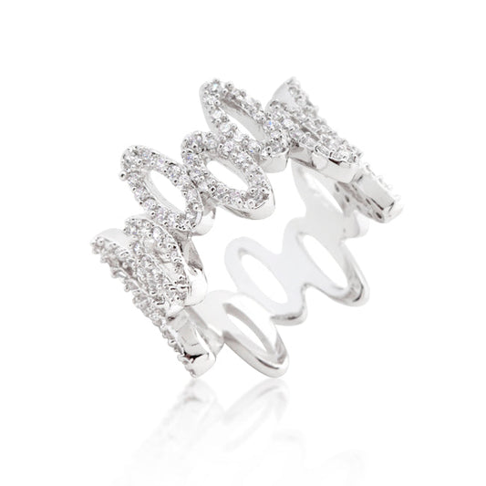 Cubic Zirconia Oval Fashion Ring - The Best Accessory