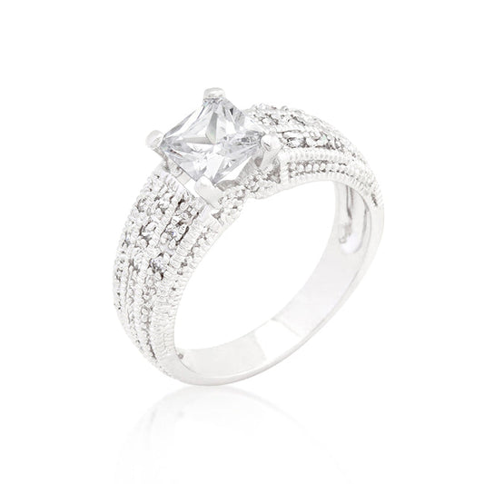 Cubic Zirconia Princess Cut Ring - The Best Accessory