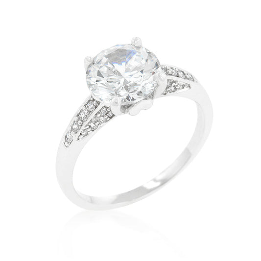 Contemporary Engagement Ring with Large Center Stone - The Best Accessory