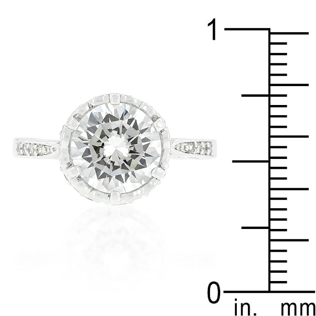 Royal Crest Filigree Cubic Zirconia Ring - The Best Accessory