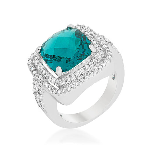 Candy Aqua Cocktail Ring - The Best Accessory