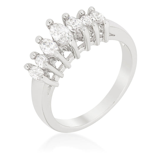 Graduated Marquise Anniversary Band - The Best Accessory