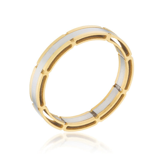 Two Tone Band Ring - The Best Accessory