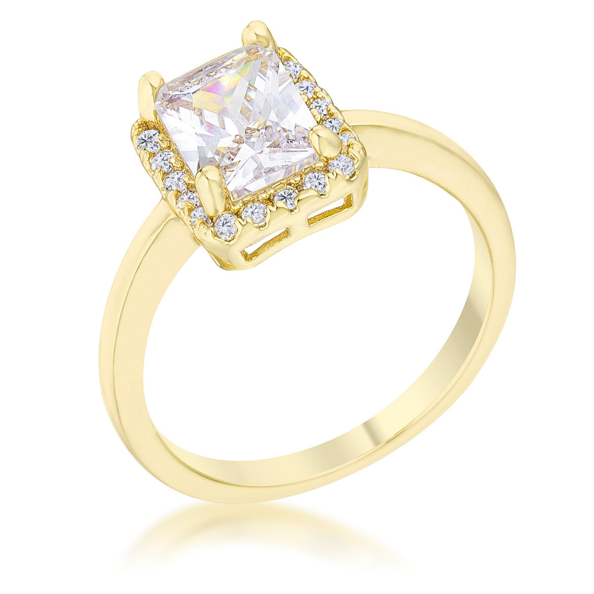 Mariane 2ct CZ 14k Gold Classic Ring - The Best Accessory
