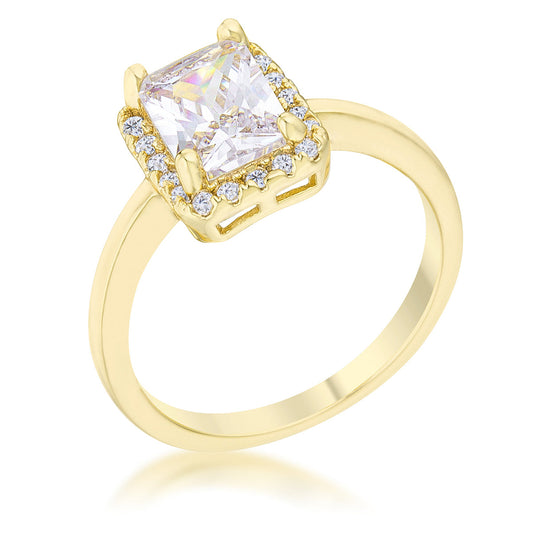 Mariane 2ct CZ 14k Gold Classic Ring - The Best Accessory