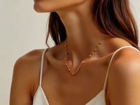 14k Yellow Gold Bead Necklace