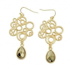 Tear Drop Bubble Casting Earring - The Best Accessory