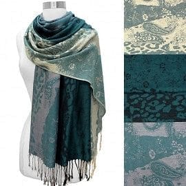 The Best Accessory Reversible Tri Tone Pashmina