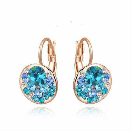 The Best Accessory Italina Rigant Swarovsky Crystal Earrings