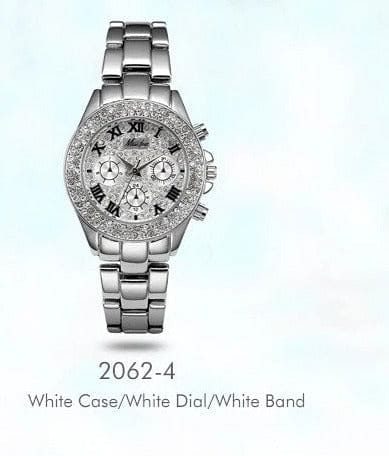 The Best Accessory 1846-SS / Russian Federation Luxury Chronograph Roman Numerals 18K Gold Ladies Quartz Wristwatch