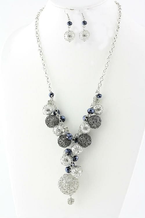 Metal Balls Necklace Set - The Best Accessory