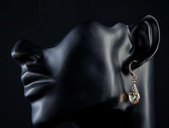 The Best Accessory Austrian Crystal Drop Earrings