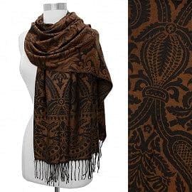 The Best Accessory Antique Paisley Design Pashmina